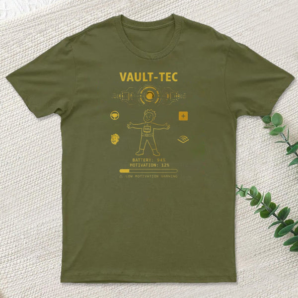 Low Motivation Warning T-Shirt