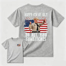 Smokey and the Bandit 4th of July Funny Sumbitches Independence Day T-Shirt