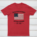 United States Of America 250 Years Of Freedom 1776 2026 Independence Day T-Shirt