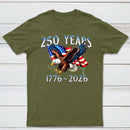 American Eagle And Flag 250 Years 1776 2026 Unisex Classic T-Shirt