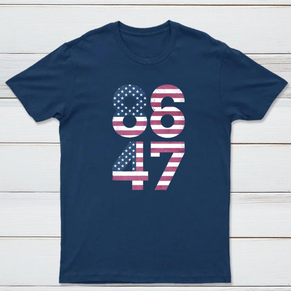 8647 Resist 86 47 4Th Of July Usa Us American Flag T-Shirt
