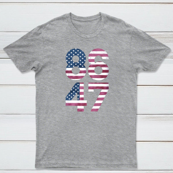 8647 Resist 86 47 4Th Of July Usa Us American Flag T-Shirt