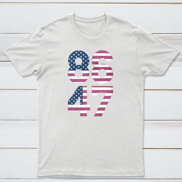 8647 Resist 86 47 4Th Of July Usa Us American Flag T-Shirt