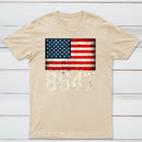 8647 Usa Flag 4Th Of July T-Shirt