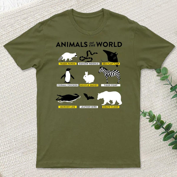 Animals Of The World Classic T-Shirt