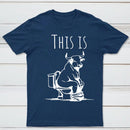 This Is Bull On Toilet Pure Cotton Short Sleeve T-Shirt