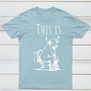 This Is Bull On Toilet Pure Cotton Short Sleeve T-Shirt