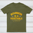 Bourbon Is A Vegetable 51 Percent Corn By Law Pure Cotton Short Sleeve T-Shirt