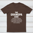 The Grandpa Code Fun Mandatory Yes Always Pure Cotton Short Sleeve T-Shirt