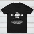 The Grandpa Code Fun Mandatory Yes Always Pure Cotton Short Sleeve T-Shirt