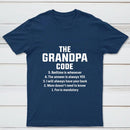 The Grandpa Code Fun Mandatory Yes Always Pure Cotton Short Sleeve T-Shirt