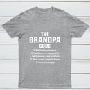 The Grandpa Code Fun Mandatory Yes Always Pure Cotton Short Sleeve T-Shirt