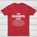 The Grandpa Code Fun Mandatory Yes Always Pure Cotton Short Sleeve T-Shirt