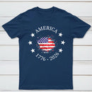 America 250Th Anniversary Patriotic Usa Flag Graphic T-Shirt