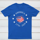 America 250Th Anniversary Patriotic Usa Flag Graphic T-Shirt