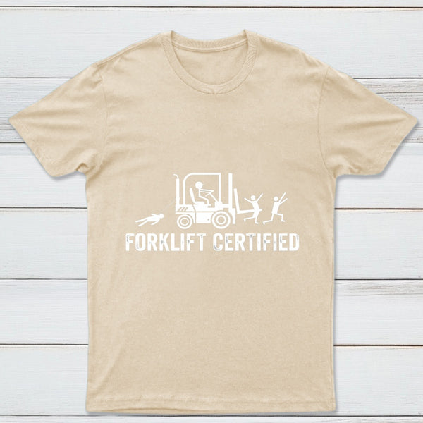 Forklift Certified Shirt Funny Certified Forklift Operator T-Shirt