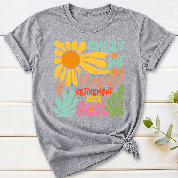 Personalized Colorful Sunflowers And Text T-Shirt