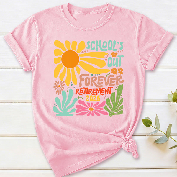 Personalized Colorful Sunflowers And Text T-Shirt