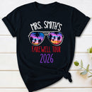 Personalized Name And Year Farewell Tour Retirement T-Shirt