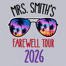 Personalized Name And Year Farewell Tour Retirement T-Shirt
