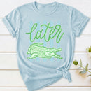 Later Gator Preppy Vacation T-Shirt