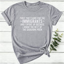 I Know The Rest Of The Poem Keep The Immigrants Women T-Shirt