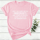 I Know The Rest Of The Poem Keep The Immigrants Women T-Shirt