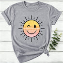 Sunshine Smiley Face Women T-Shirt