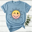 Sunshine Smiley Face Women T-Shirt