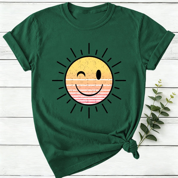 Sunshine Smiley Face Women T-Shirt