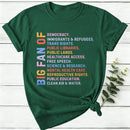 Big Fan Of Human Rights Democracy Women T-Shirt