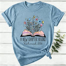 A New Chapter Begins Retired Women T-Shirt