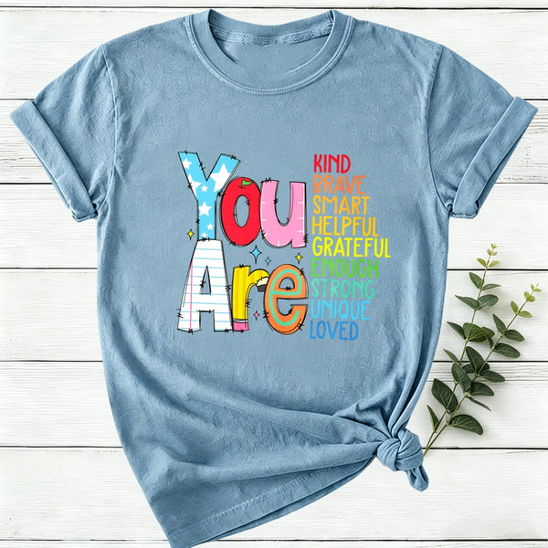 Be Who You Are You Are Enough Women T-Shirt