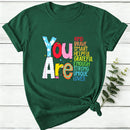 Be Who You Are You Are Enough Women T-Shirt