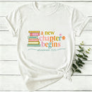 Personalized A New Chapter Begins Retirement Women T-Shirt