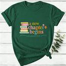 Personalized A New Chapter Begins Retirement Women T-Shirt