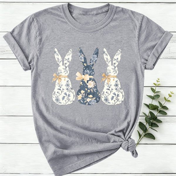 Coquette Bow Easter Bunny Women T-Shirt