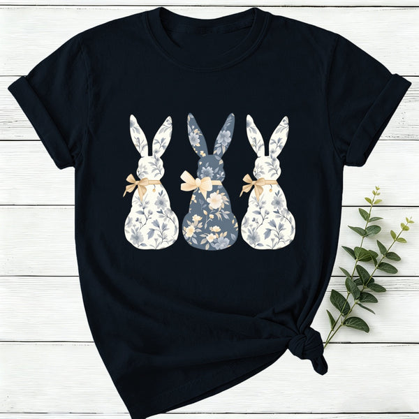 Coquette Bow Easter Bunny Women T-Shirt