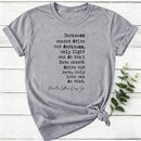 Darkness Cannot Drive Out Darkness Women T-Shirt