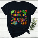 Caterpillar Progress Over Perfection Women T-Shirt