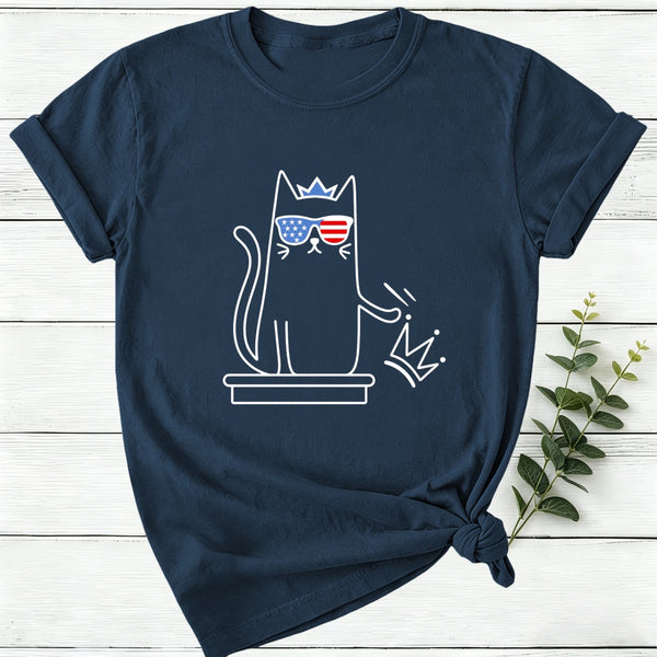 Cat No Kings In America Women T-Shirt