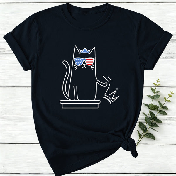 Cat No Kings In America Women T-Shirt