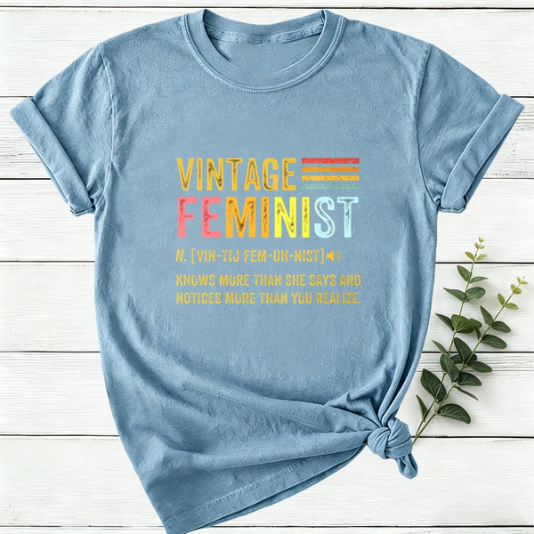Vintage Feminist Women T-Shirt