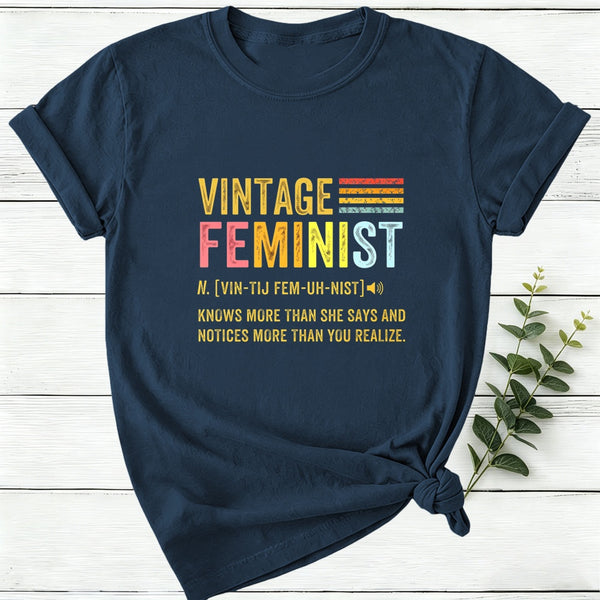 Vintage Feminist Women T-Shirt