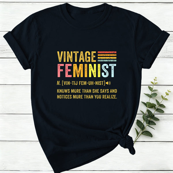 Vintage Feminist Women T-Shirt