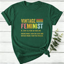Vintage Feminist Women T-Shirt