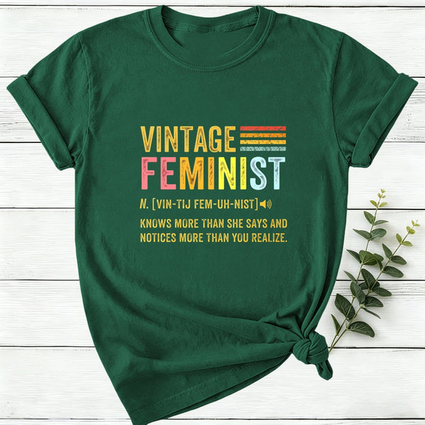 Vintage Feminist Women T-Shirt