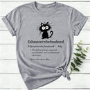 Exhausterwhelmulated Woment-Shirt