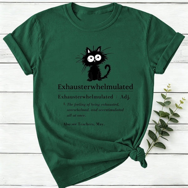 Exhausterwhelmulated Woment-Shirt