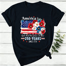 America God Shed His Grace On Thee 250 Years Since 1776 Women T-Shirt